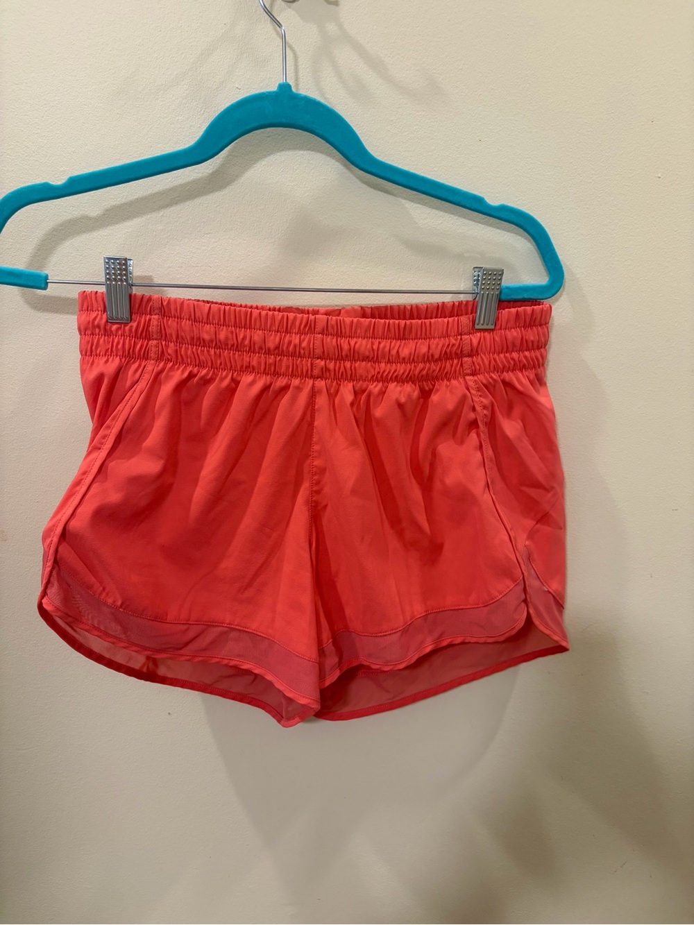 Athleta Coral Pink Athletic Shorts